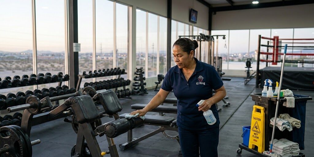 Auxiliar de Limpieza para Gimnasio